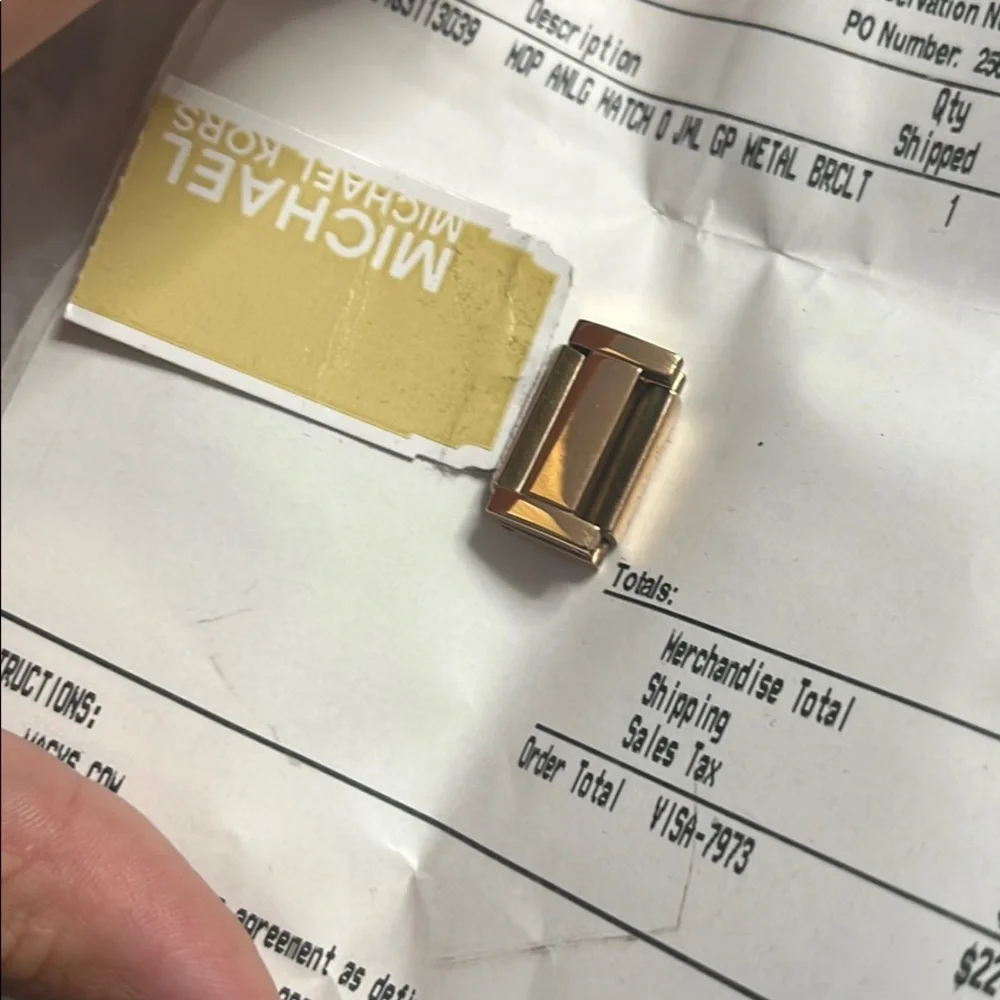 Rose gold Michael knots watch with original tags - Picture 5 of 5